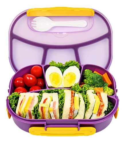 Fiambrera Lunch Box De Gran Capacidad Para Adultos 1800ml