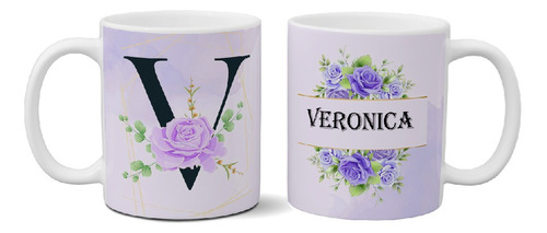 Taza De Cerámica Personalizada Con Tu Nombre Exclusiva