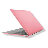 Capa Resistente Para Macbook Air 13 Touch Id A2337 M1 Rosa