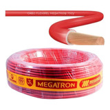 Cabo Flexivel 750v 6mm Rolo 50mts Megatron Cor  Verde