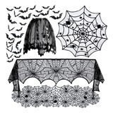 Paquete De 5 Decoraciones De Halloween Mantel Runner Bl...