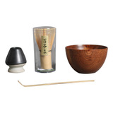 Set De Batidor De Matcha De Bambú Para Matcha Con Cuenco De