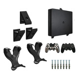 Suporte Parede Playstation 4 Slim (console + 2 Controles)