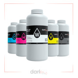  Kit De Tinta Para Dtf Cmykw Insumo Para Dtf Impressão 500ml