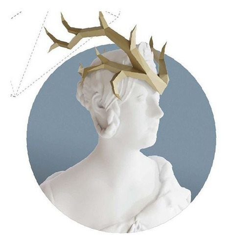 Corona Cuernos Venado Horns Deer Papercraft Papel Paper Pdf