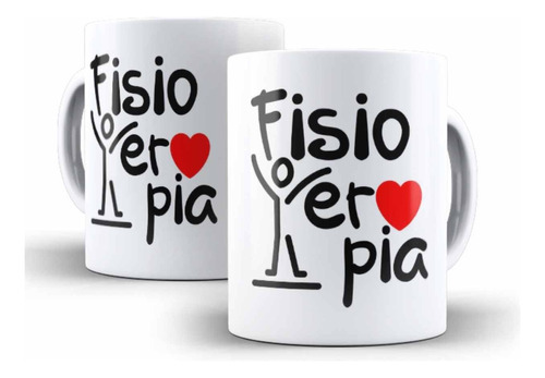 Caneca Cerâmica Curso Fisioterapia Formatura Presente 07244