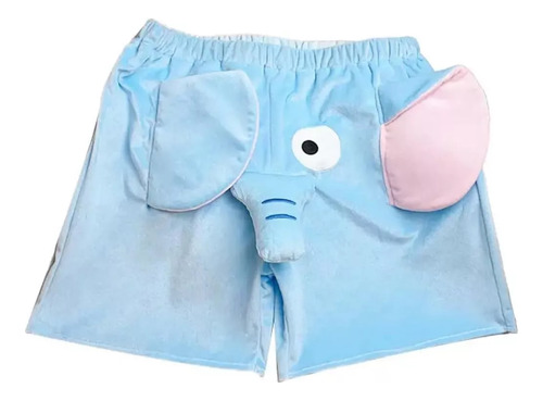 Pantalones Cortos De Pijama De Verano Con Elefantes Divertid