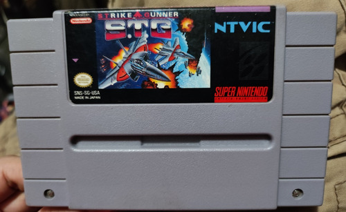 Strike Gunner S.t.g Snes Súper Nintendo Ntvic Original 