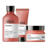 Loreal Inforcer Kit Shampoo + Condicionador + Máscara