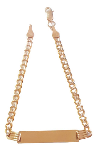 Esclava Oro 14k Ideal Para Regalo (17cm De Largo Total) 