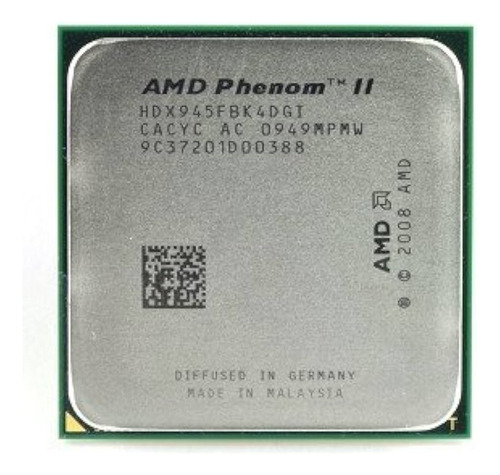 Procesador Amd Phenom Il X4 945 4 Núcleos 3,0 Ghz 95w 6mb