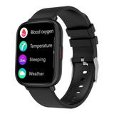 Smartwatch Relógio Inteligente 1.85 Preto De Silicone