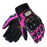 Guantes Mujer  Protección Moto Ciclistas Bici Dama Deportivo