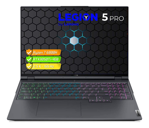  Portatil Gamer Lenovo Legion 5 Ryzen 7 512gb 64gb Rtx3050ti