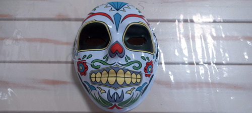 Mascara Mexicana Caveira Festa Halloween Baile Fantasia