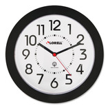Lorell 60990 Reloj De Pared  9 En.  Numeros Arabigos  Colo