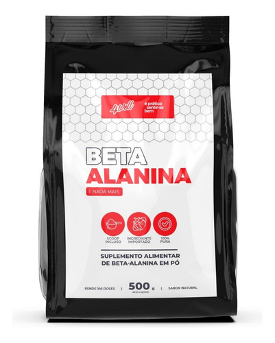 Beta Alanina 500g - Importada - 100% Pura