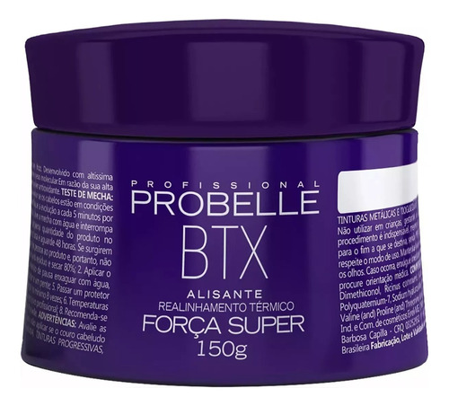 Botox Alisante Probelle Força Super Profissional 150g