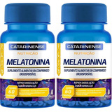 Kit 2x Melatonina - Matéria Prima Importada - 120 Cápsulas