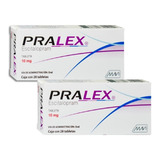 Pralex 10mg Tabletas Dos Cajas Con 28 Escitalopram