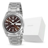 Relogio Seiko Automático 5 Snkl53b1 Masculino Calendário