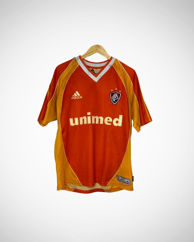 Camisa Laranja Fluminense - 2002 - Unimed 