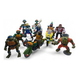 Tmnt Set De 12 Figuras Playmates Vintage