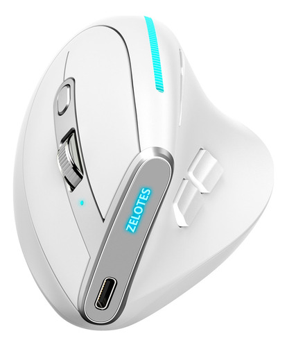 Mouse Bluetooth Vertical Inalámbrico Zelotes F-36 De 2,4 G