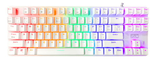 Teclado Mecanico Gtc Gamer Kgg-011 Rgb Switch Blue 80% Tkl