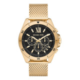 Michael Kors Reloj De Cuarzo Brecken Para Hombre Con Correa