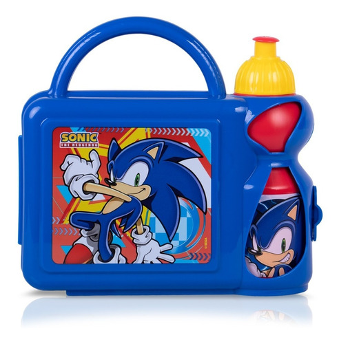 Lonchera Para Niños Sonic Infantil Lunch Almuerzo Comida