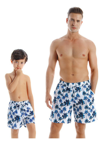 Bañador Para Hombre A Juego Para Niño, Ropa De Playa De Seca