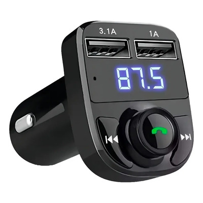 Yixoo Cargador USB de doble puerto para automóvil, teléfono Bluetooth, radio para automóvil, modo manos libres | MercadoLibre
