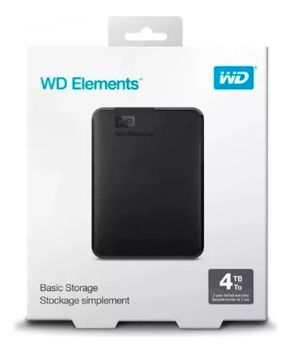 Disco Duro Externo Portable Western Digital Wd Elements 4tb