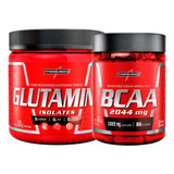 Bcaa 90 Caps + Glutamina Pura 300g Integralmedica