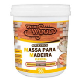 Massa Para Madeira Reparo Fácil Wood Wood 90gr Cor Branco