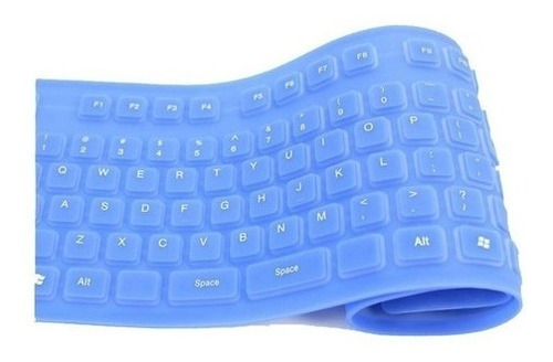 Teclado Portátil Flexible De Silicona Teclas Usb 