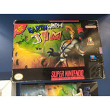 Earth Worm Jim Super Nintendo Original Na Caixa