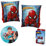 Kit Boia De Braço Infantil Homem Aranha Praia Piscina 30kg