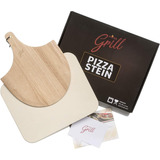 Pizza Stone By Hans Grill Baking Stone For Pizzas Use In  Aa