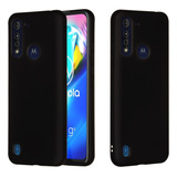 Funda De Silicona Líquida Para Motorola Moto G8 Power