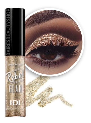 Delineador Liquido Gel Con Glitter Para Ojos Idi Makeup