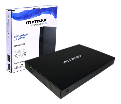 Gaveta Externa Mymax Hd 2.5 Polegadas