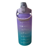 Botella Motivacional 2 Litros Botellon Agua Medidor 5oz
