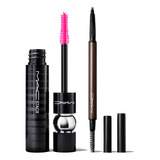 Macstack Mascara Black + Eye Brows Styler Duo