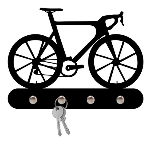 Porta Chaves Parede Suporte Chaveiro Bicicleta Ciclista