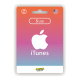 Tarjeta Apple Itunes Gift Card 5 Usd Región Usa