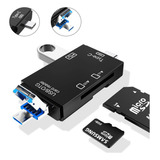 Adaptador 3 En 1 Lector Tarjetas Sd Y Micro Sd, 2.0 Usb