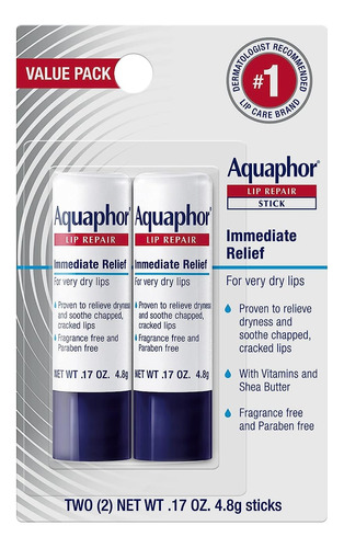 Barra Reparadora De Labios Aquaphor - Alivia Los Labios Seco