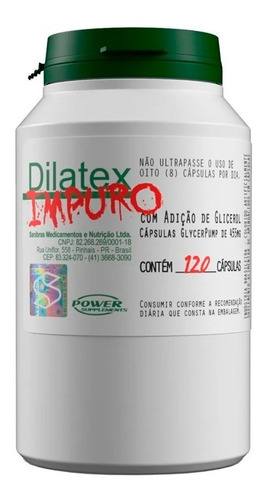 Dilatex Impuro 120caps Arginina + Alanina-  Power Supplement